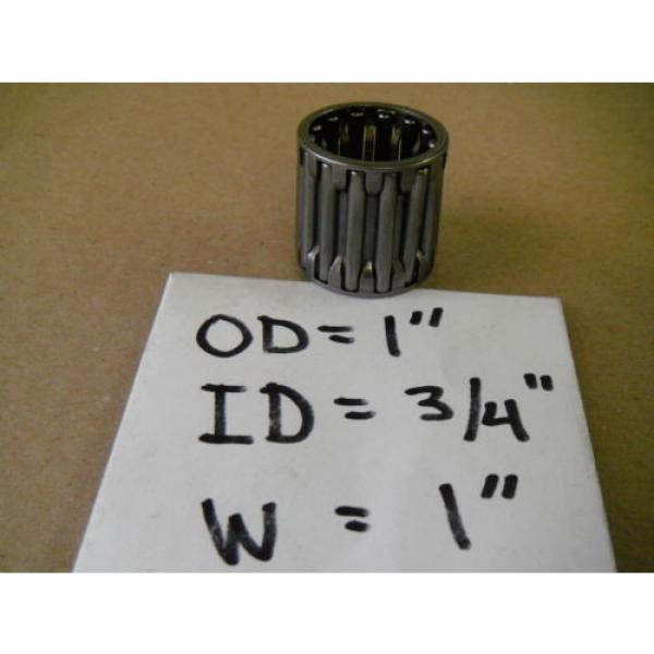 Bearing F5101216 Caged Roller Needle Steel Cage Pin 3/4&#034; x 1&#034; x 1&#034; #3 image