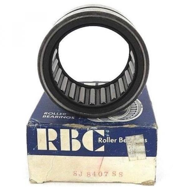 NIB RBC SJ-8407-SS PITCHLIGN HEAVY DUTY NEEDLE ROLLER BEARINGS AND INNER RINGS #1 image