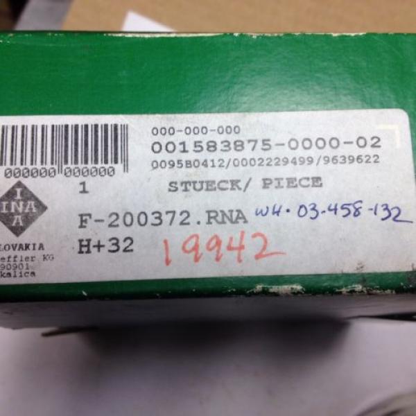 INA NEEDLE ROLLER BEARING, F-200372.RNA, H+32, New-Old-Stock #2 image