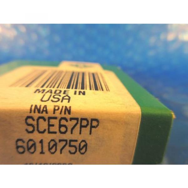 INA SCE67, 6010750 Needle Roller Bearing; 3/8 in ID x 9/16 in OD x 7/16 in Wide #4 image