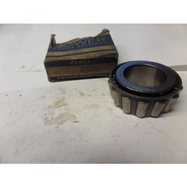 Bower Tapered Roller Bearing Cone 2581 New #1 image