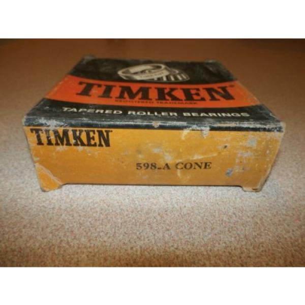 TIMKEN TAPERED ROLLER BEARING 598 A CONE #2 image