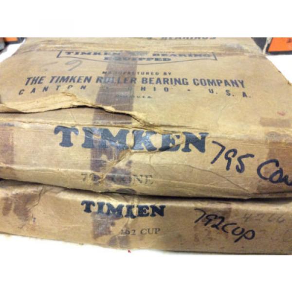 (1) TIMKEN 795 CONE 792 CUP Tapered roller Bearing #2 image