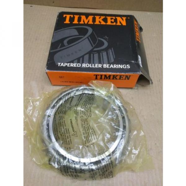 NEW NTN 687 TAPERED ROLLER BEARING CONE PRECISION CLASS STANDARD SINGLE ROW #1 image
