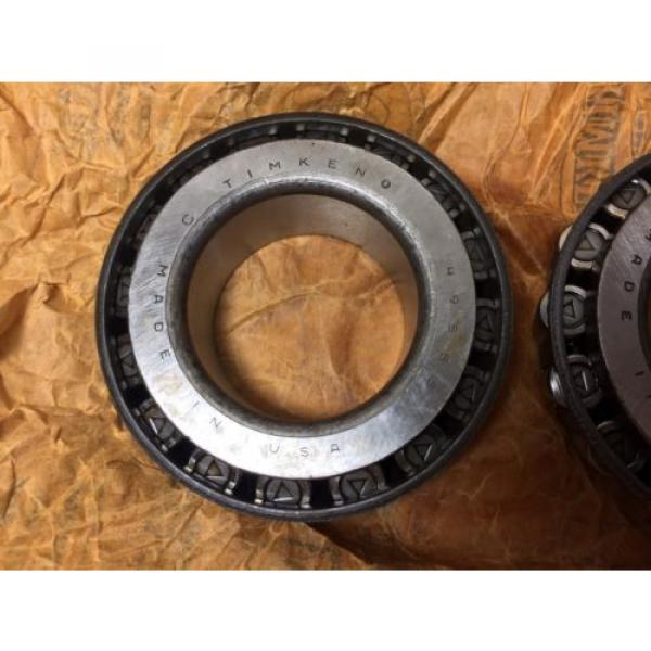 Pair (2) of TIMKEN TAPERED ROLLER BEARINGS, Part # 49585, New/Old Stock #3 image