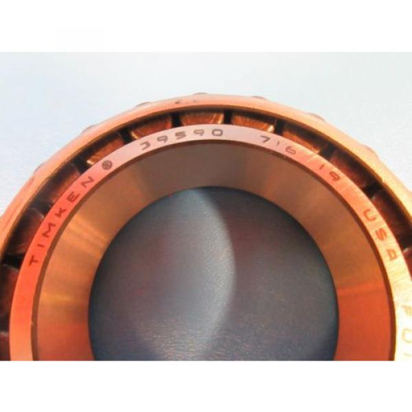 Timken 39590 Tapered Roller Bearing, Single Cone (RBC, Bower, NTN, Koyo) #2 image
