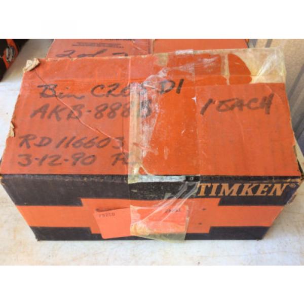(1) Timken 792CD Tapered Roller Bearing, Double Cup, Standard Tolerance, Straigh #1 image