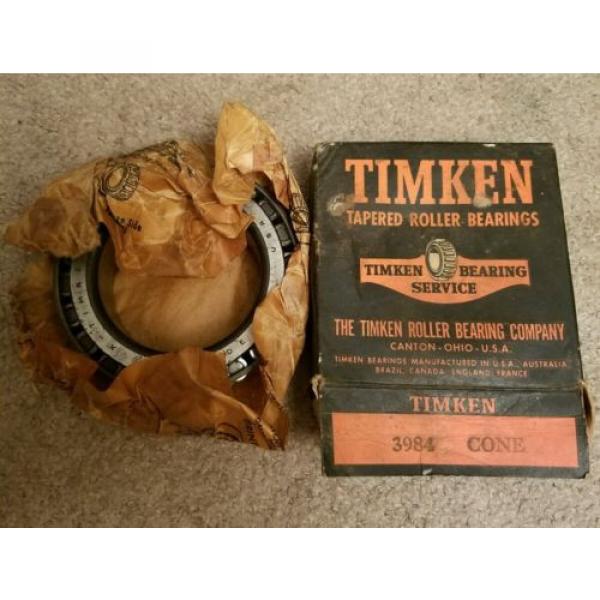 Timken 3984 Tapered Roller Bearing Precision Cone Class 3   * NEW * #1 image