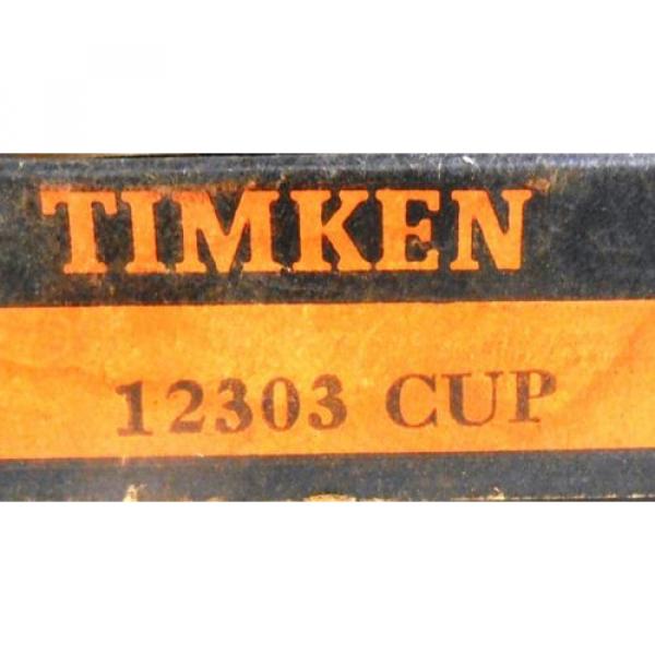 TIMKEN TAPERED ROLLER BEARING CUP 12303, 3.0312&#034; OD, SINGLE CUP #2 image