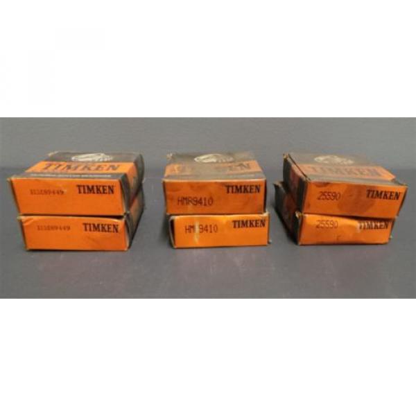 Timken Tapered Roller Bearing 25590 HM89449 HM89410 Lot of 6 New #2 image