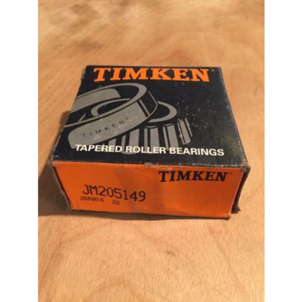 TIMKEN TAPERED ROLLER BEARING, JM205149 #1 image
