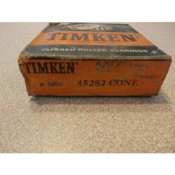 TIMKEN TAPERED ROLLER BEARING 45282 CONE #2 image