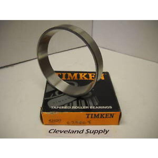 TIMKEN 42620 TAPERED ROLLER BEARING CUP NEW CONDITION IN BOX #1 image