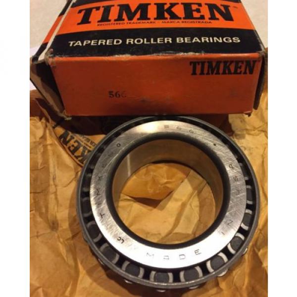 New USA NOS Timken 566 Tapered Roller Bearing Single Cone Standard Straight 2.75 #1 image