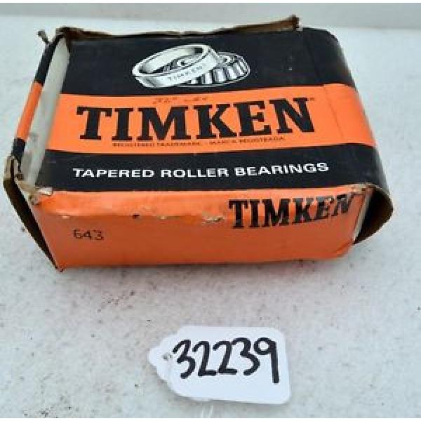 Timken 643 Tapered Roller Bearing (Inv.32239) #1 image