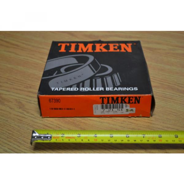 Timken tapered roller bearing 67390  133.35 mm  X 196.85 mm  X 46.038 mm #3 image
