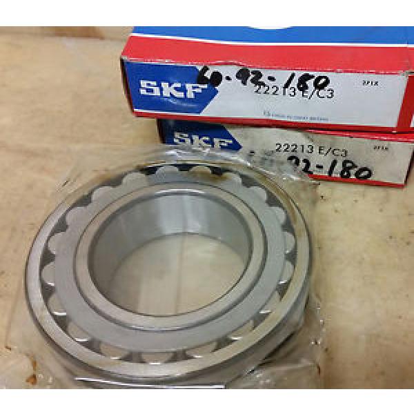 SKF 22213 E/C3 Spherical Roller Bearing - 65 mm ID #1 image