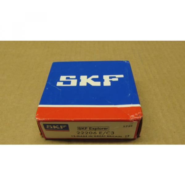 1 SKF 22206 E/C3 22206E/C3 SPHERICAL ROLLER BEARING 30MM ID X 62MM OD X 20MM WI #1 image