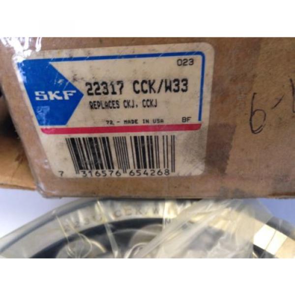 NEW OLD SKF 22317-CCK/W33 SPHERICAL ROLLER BEARING,75 x 180 x 60 mm FF #3 image