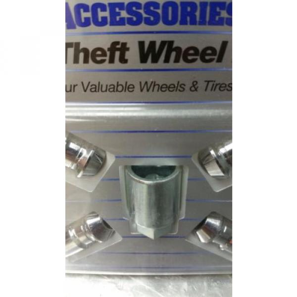 2011-2013 Fiesta OEM Genuine Ford Wheel Locks Lug Nut Kit #2 image