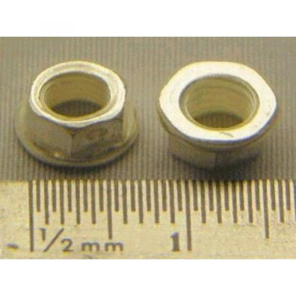 50 MS21043-3 Silver Plated Self Lock 10-32 x 1/4&#034; Nuts #1 image