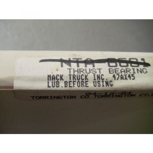 Torrington NTA-6681 Heavy Duty Needle Roller Thrust Bearing Mack 47AX45 #4 image