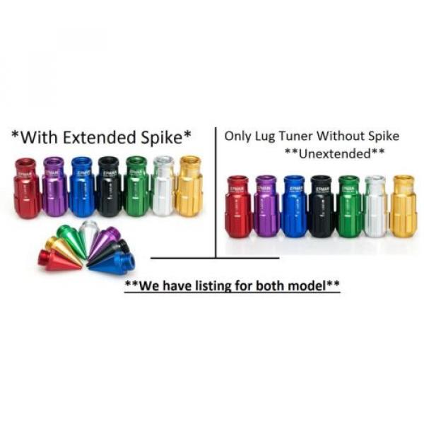 RED Tuner Extended Anti-Theft Wheel Security Locking Lug Nuts M12x1.25 20pcs #3 image
