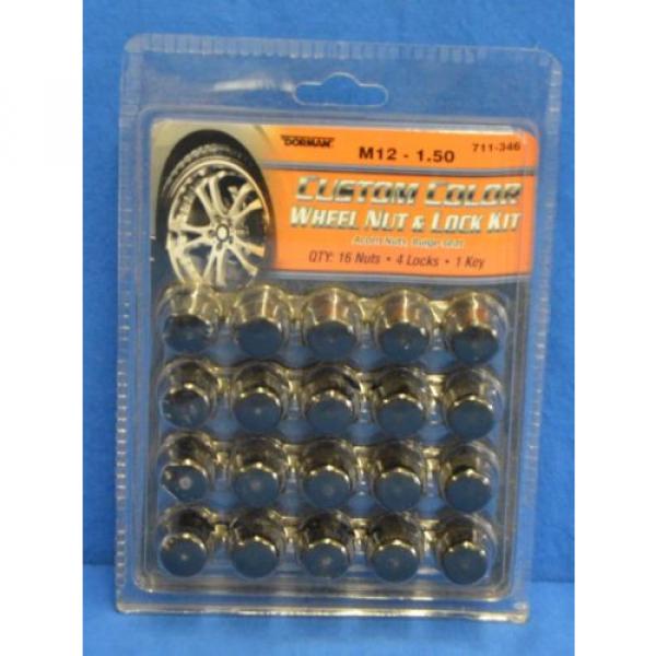 Dorman 711-346 Pack of 16 Wheel Nuts with 4 Lock Nuts and Key Custom Color #1 image