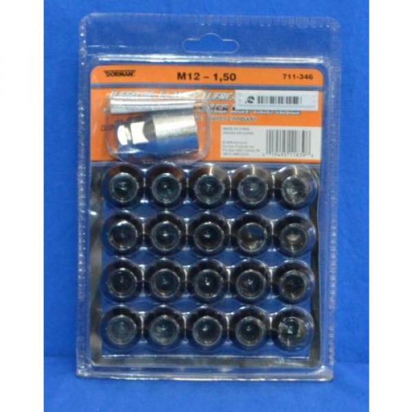 Dorman 711-346 Pack of 16 Wheel Nuts with 4 Lock Nuts and Key Custom Color #2 image