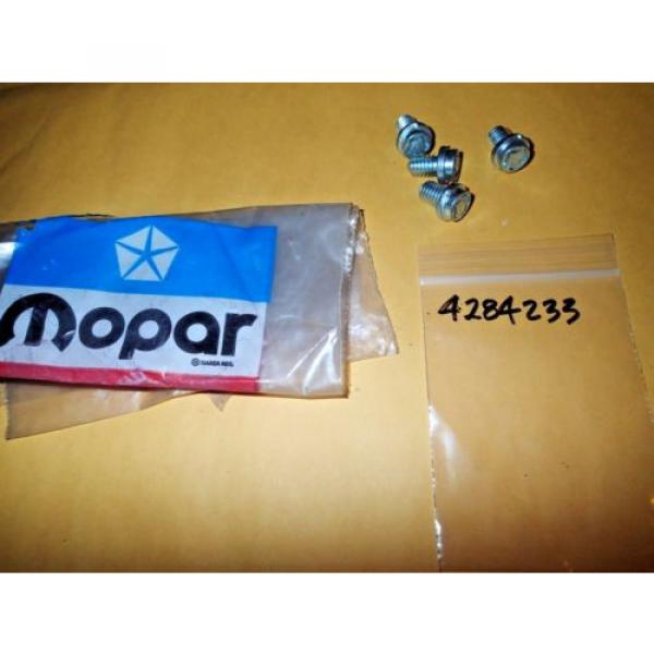(4) Mopar Key Lock Nuts OEM 4284233 No Key #1 image