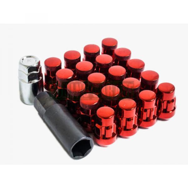 MUTEKI SR35 RED STEEL CLOSE END 12X1.25MM 16 LUG NUTS + 4 LOCKS &amp; KEY TUNER 20 #1 image