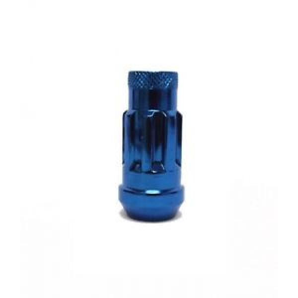 MONSTER LUG NUT LOCK 4 PIECE SET 1/2&#034;x20 STEEL BLUE #1 image