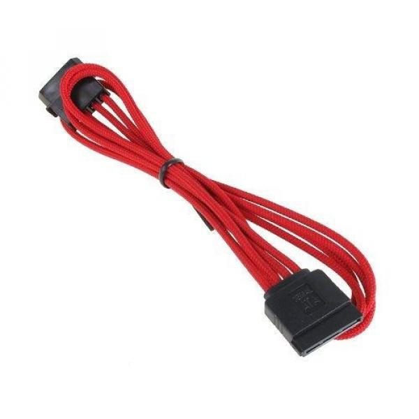 BitFenix 45cm Molex to SATA Adapter - Sleeved Red/Black #2 image
