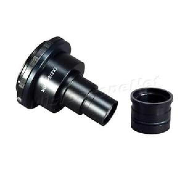 Microscope Adapter for Canon XS T1i T2i T3i w 2X Lens +30mm Stereo Scope Sleeve #1 image