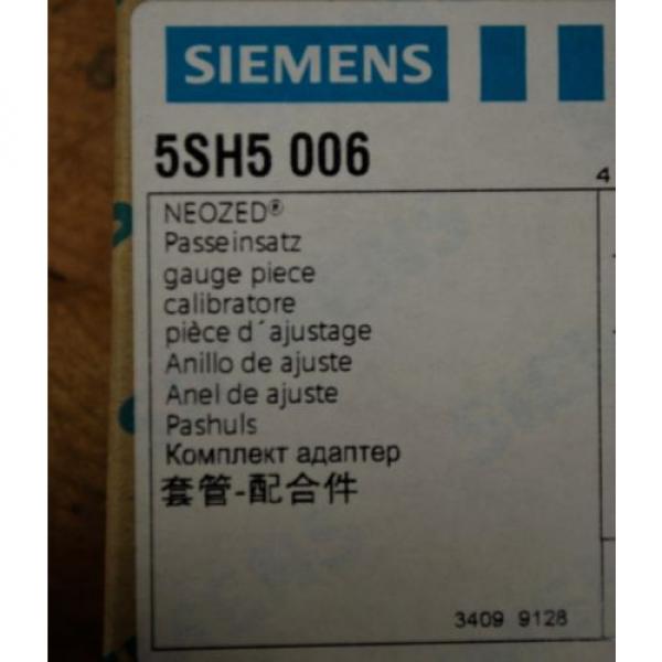Siemens 5SH5006  Neozed 6 AMP Adapter Sleeve - Lot of 12 - NEW #2 image
