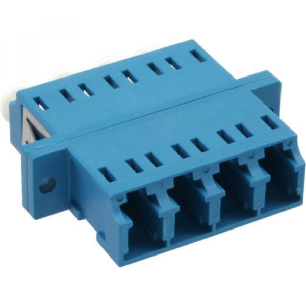 Fiber Optical Adapter quad LC/LC SM blue Ceramic Sleeve #2 image