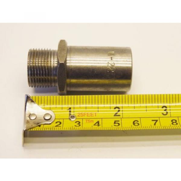 22mm Thick Sandwich Adapter Connector Bolt Sleeve OR Nipple Extension #1 image