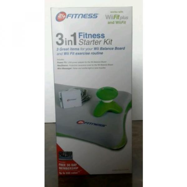 Wii Fit plus 3 in 1 Fitness Starter Kit  (Adapter/Sleeve/Massager) NEW! #1 image