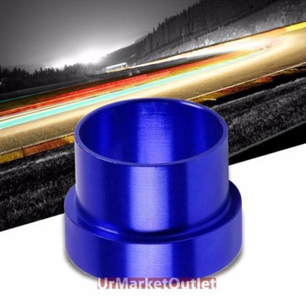 Blue Aluminum Male Hard Steel Tubing Sleeve Oil/Fuel 12AN AN-12 Fitting Adapter #1 image