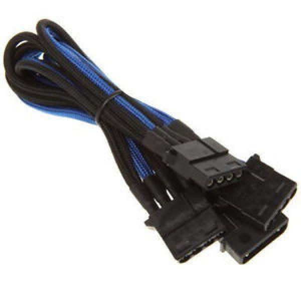 Cavo BitFenix Molex su 3x Molex Adapter 55 cm - sleeved nero/blu #1 image