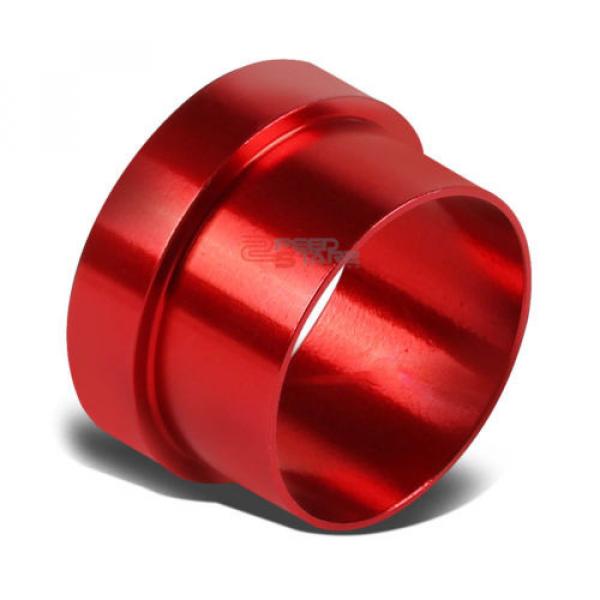 RED 16-AN AN16 TUBE SLEEVE FLARE FITTING ADAPTER FOR ALUMINUM/STEEL HARD LINE #1 image