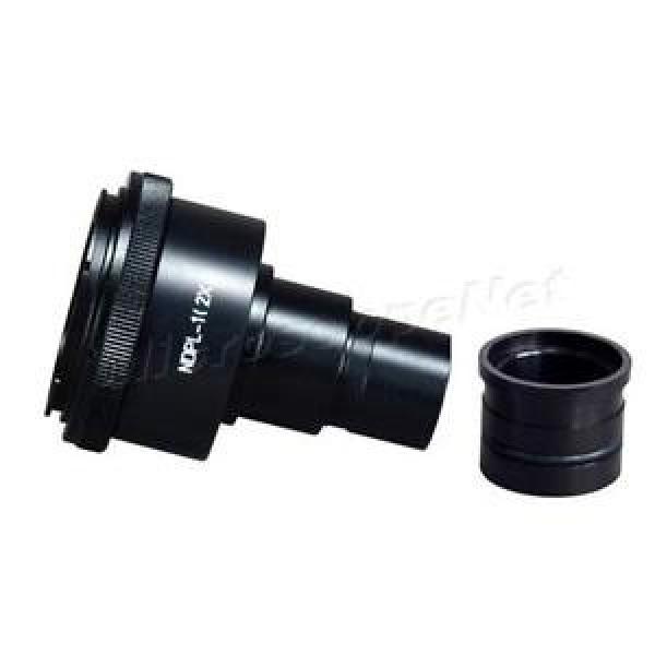 Microscope Adapter with 2X Lens for Nikon D70 D80 D90 + 30.0mm Sleeve for Stereo #1 image