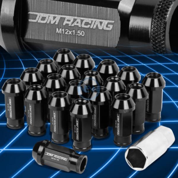 20pcs M12x1.5 Anodized 50mm Tuner Wheel Rim Acorn Lug Nuts Camry/Celica Black #1 image