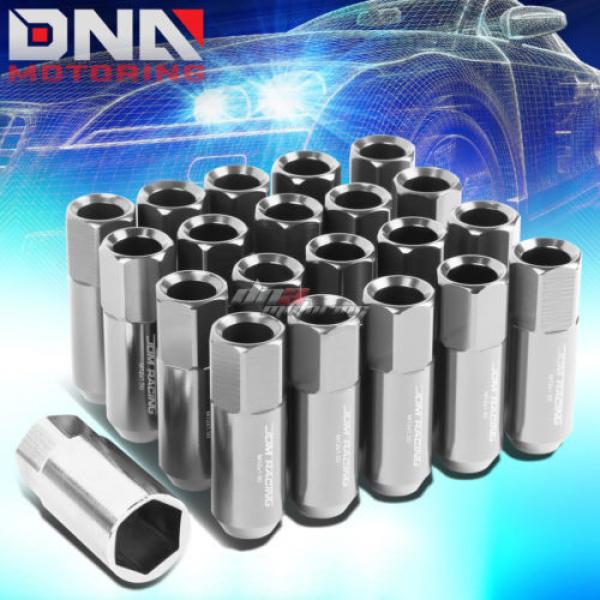 20 PCS SILVER M12X1.5 EXTENDED WHEEL LUG NUTS KEY FOR DTS STS DEVILLE CTS #1 image