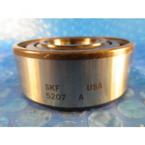 SKF 5207A Double Row Ball Bearing (3207A) 35 mm ID x 72 mm OD x 27 mm W, USA #1 image