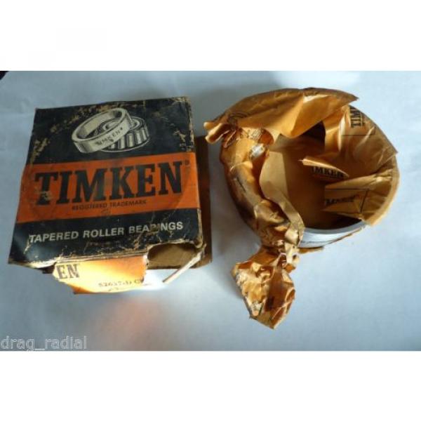 NEW Timken Tapered Roller Bearing Cup Double Row NA 52637D / NA 52637-D #1 image
