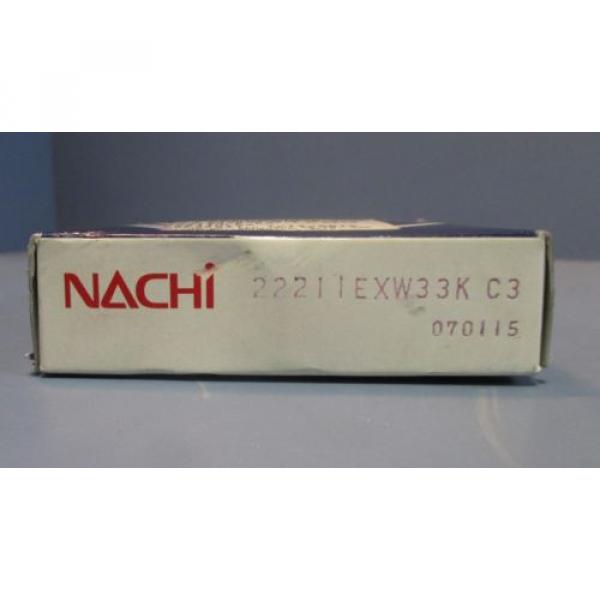 NACHI 22211EXW33K C3 Double Row Roller Spherical Bearing 55 x 100 x 25mm NIB #2 image
