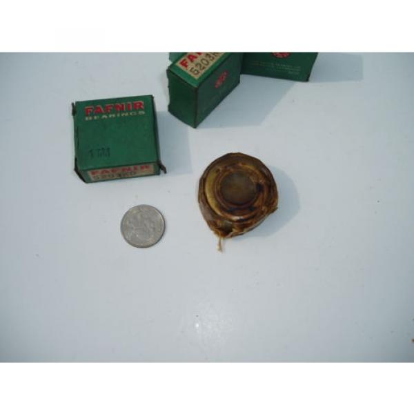 1 NOS Fafnir 5203KD sealed double row ball bearing size 17x40x18mm USA #2 image