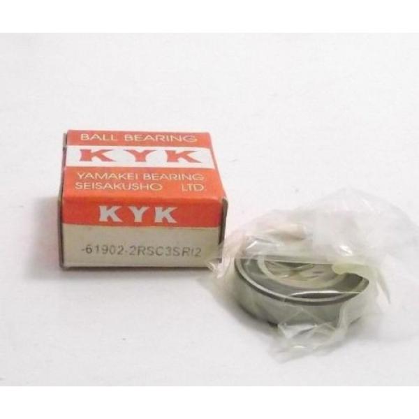 KYK 61902-2RSC3SR12 Single Row Bearing - Double Sealed - Prepaid Shipping #1 image