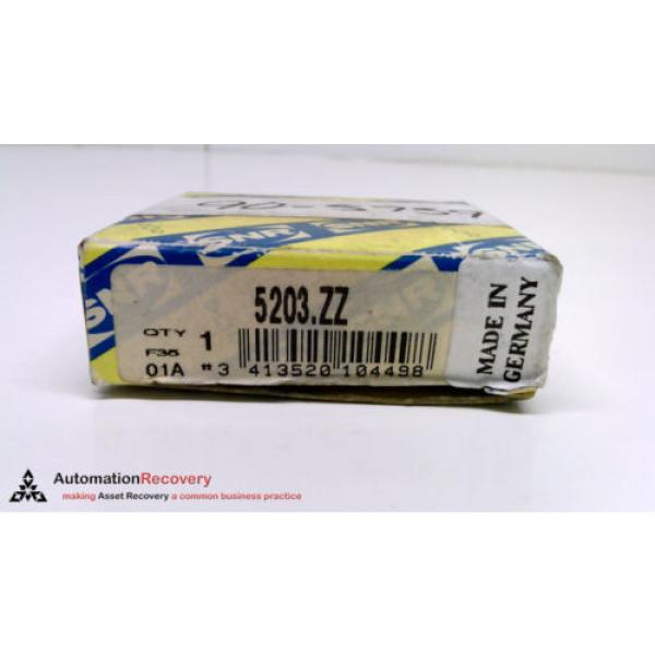 SNR 5203.ZZ , DOUBLE ROW CYLINDRICAL BEARING OUTER DIA. 40MM, NEW #216166 #4 image